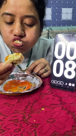 Momos eating challenge#sorts#food