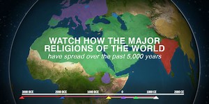 Watch How The Major Religions Of The World Have Spread Over The Past 5,000 Years In Under 2 Minutes