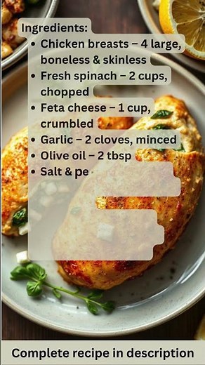 Spinach & Feta Stuffed Chicken – Recipe by What Shall I Cook