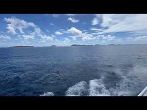 Timelapse - Tortola to Virgin Gorda Ferry Boat - British Virgin Islands