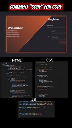 Create an HTML Form in 30 Seconds | HTML Form Tutorial for Beginners #Shorts#coding #html #css