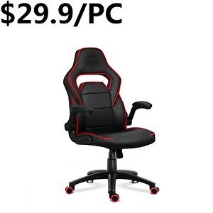 [Hot Item] Modern Computer Lift Leather Headrest Recliner Ergonomic Indoor Gaming Chair