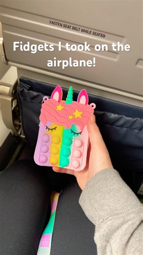 Fidgets I took on the airplane!! #fypシ゚viral #trending #draft #relatable #fidget #needoh #airplane
