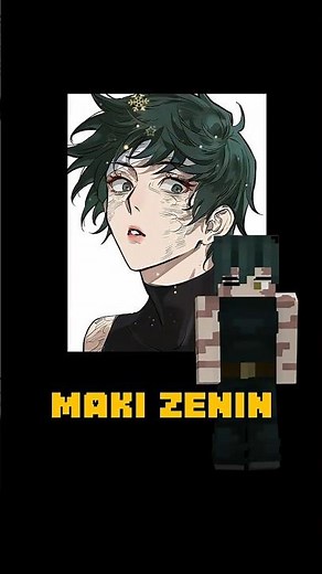 Maki Zenin | Minecraft Skin #minecraft #jujutsukaisen #jujutsukaisen