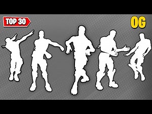 Top 30 OG Fortnite Dances With The Best Music!