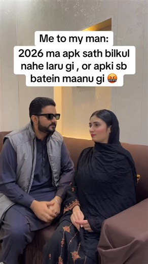 Fiza Masoom on Instagram: "Yeh to mazaq tha 😜 #fizamasoom #funny #comedy #husbandwife #Newyear #2026"