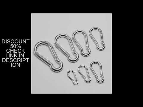 304 Stainless Steel Spring Snap Hook For Key Ring Buckle Outdoor Heavy Duty Safety Mountaineering Bu