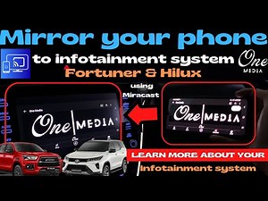 Mirror your phone to infotainment system Toyota Fortuner and Toyota Hilux