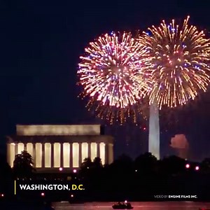 33K views · 1.2K reactions | A brilliant fireworks display lights up the night sky over the nation's capital in this footage of a previous Independence Day celebration in Washington, D.C. | National Geographic Travel | Facebook