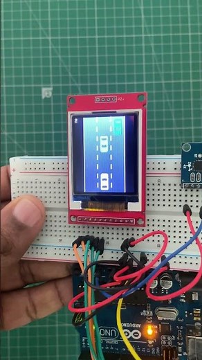 Arduino Car Racing Game with Tilt Control 🚗💥 #arduino #game #lcd