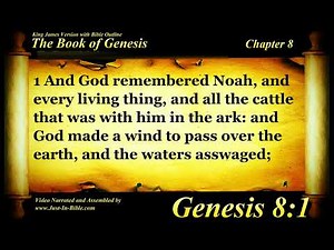 Genesis Chapter 8 - Bible Book 01 - The Holy Bible KJV Read Along Audio/Video/Text