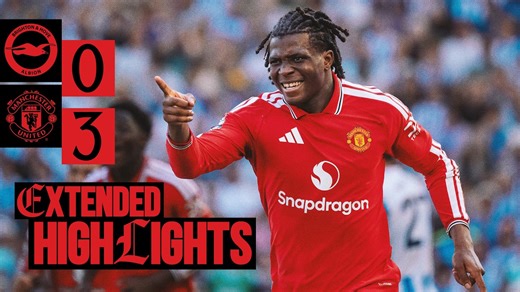 Finishing In Style 🤩 | Brighton v Man Utd | Extended Highlights