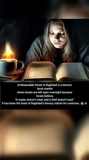 The Street Where Books Stay Open All Night! 📚✨