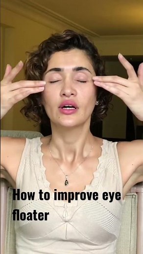 How to improve eye floater 1- visit your ophthalmologist 2- do the exercises & diet
