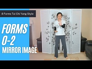 8 Forms Tai Chi, Opening & Forms 1-2: Roll Back the Forearms & Brush Knee with Instructions