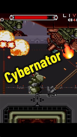 Konami’s Cybernator 🔥 #retrogaming #konami #snes #supernintendo #90s