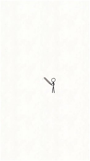 "Sword slash" D3 #animation #beginners #stickman