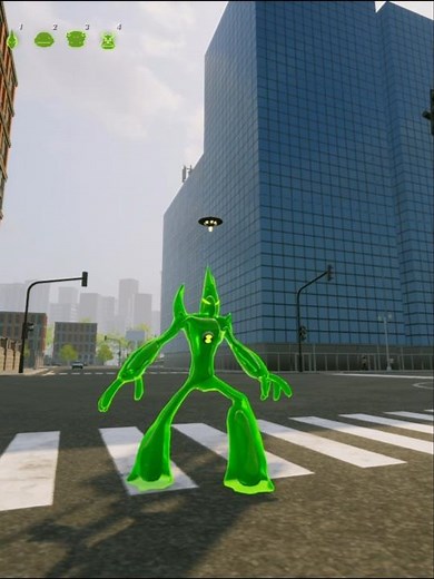 MOST REALISTIC GALVAN BEN 10 OPEN WORLD GAME| GOOP CUSTOM TRANSFORMATION #ben10 #ben10gameplay