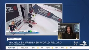 Mikaela Shiffrin sets World Cup podiums record with 3rd place in slalom