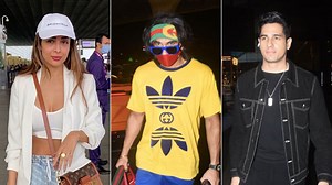 #CelebWatch | Actors Malaika Arora, Ranveer Singh and Sidharth Malhotra were recently clicked at the airport in Mumbai. Malaika Arora looked stunning in a casual outfit. Meanwhile, Ranveer Singh was dressed in his casual best and Sidharth Malhotra sported an all-black look. #MalaikaArora #RanveerSingh | NDTV