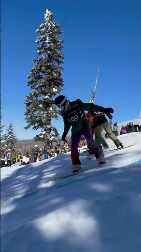 Boardercross Snowboard Race Start