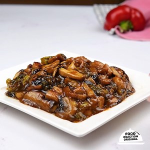 Teriyaki Chicken with Mushrooms and Broccoli | Food Reaction