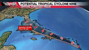 Here's the latest forecasted track of what will become Tropical Storm Isaias in the far south Atlantic Ocean. Stay updated by clicking on http://wcti12.com/weather/maps and looking in the HURRICANE SEASON 2020 section. #ecarwx | WCTI StormTrack 12