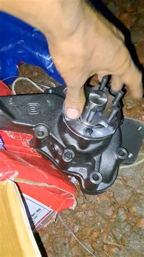 engine water pump replacement #carrestorationproject #automobile #mechanic #carrepairservice