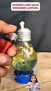 Ginawang lampara ang punding light bulb. #lifehacks #lightbulb #diy #creativeideas #ideatimes #viralreelsシ #reels2025 #fypシ #followus #foryouシ #communitysupport Thanks for watching♥️ | Inday Lukaret