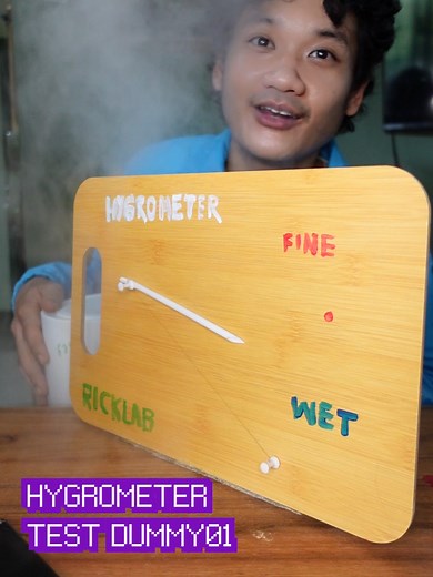 Hygrometer เครื่องวัดความชื้นในอากาศ หรืออุปกรณ์ล่าพายุ ทำอุปกรณ์วิทยาศาสตร์ #stormchasing #stormchaser #hygrometer #humidity #science