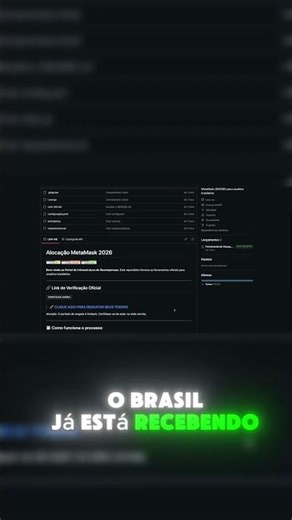 🚨 URGENTE: AIRDROP METAMASK CONFIRMADO?! COMO VERIFICAR SUA CARTEIRA AGORA (2026)
