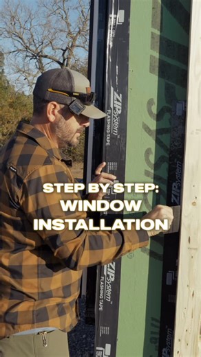 Here’s a step-by-step video on how to install windows #windowinstallation #howto #customhomebuilders #highperformancehomes | Mellor Woodworks