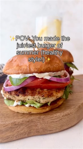 🔥Make for your next cookout! Italian style grilled ground chicken burgers! Comment “RECIPE” follow @cucinabyelena and the recipe will appear in your 💬DM’s. Or, G00gle 🔎: “CUCINABYELENA GROUND CHICKEN BURGER”. 😋I am also sending you my 🍔BEST HAMBURGER RECIPE & ULTIMATE GRILLED CHICKEN SANDWICH🍗! 😘Grilled to golden and kissed with homemade garlic aioli & homemade Italian seasoning… summer never tasted better. ☀️Made with Amore, Elena💙. #chickenburger #grilledchicken #italianfood #chickensa