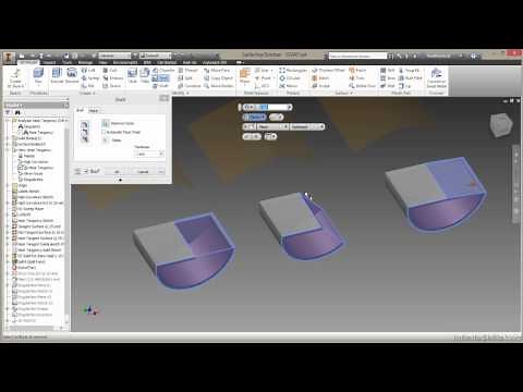 Autodesk Inventor - Surfacing Tutorial | Surfacing Gotchas And TroubleShooting