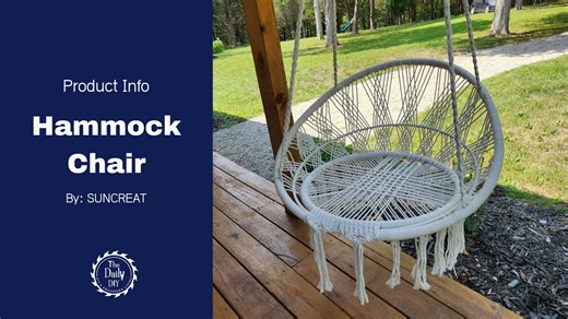 Watch This Chair Is Awesome! Hammock Swing Chair How To Install on Amazon Live