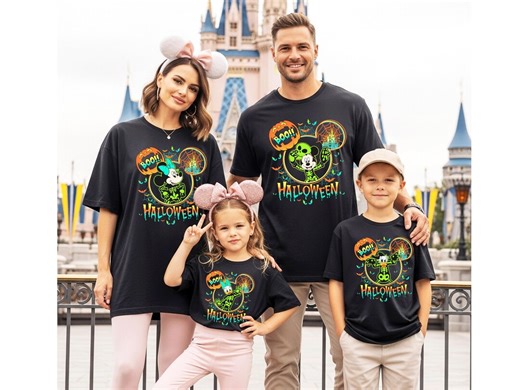 Custom Disney World Halloween Family Shirts, Not so Spooky Halloween Disney Party Shirts, Mickey and Friends Halloween Shirt - Etsy