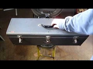 Old Craftsman Carpenter Tool Box