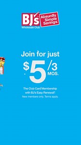 139 reactions · 23 shares |  Smart shoppers wanted. Join BJ's Wholesale Club for just $5 and enjoy 3 months of great deals on groceries, fresh produce, electronics and more. Limited-time offer, join today! Terms apply. | BJ's Wholesale Club | Facebook