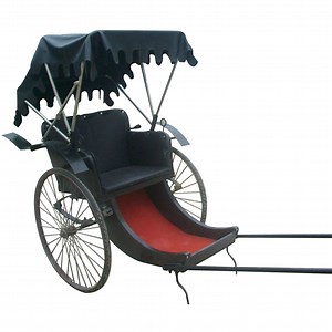 [Hot Item] Human Power Cart with Two Wheeled Rickshaw Tricycle