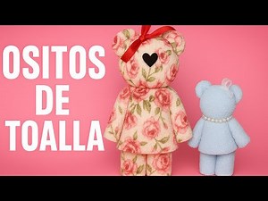 Cómo hacer un oso con una toalla