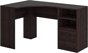 Sauder Beginnings Corner Desk, Cinnamon Cherry Finish