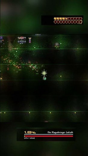 That's one way to beat The Plaguebringer in Terraria calamity #terraria