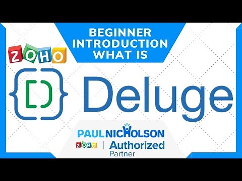 Zoho Deluge Beginner Introduction