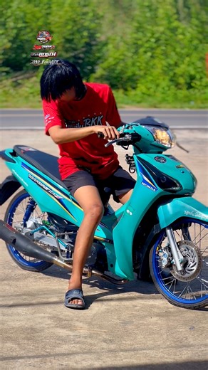 วาฬก็เฟี้ยว 🛵💨🚀 #ปลาวาฬ125i #เขียวมิ้น💚 #เวฟ125 #บ้านBKK #เวฟ125 | Dyza Mahanakhon