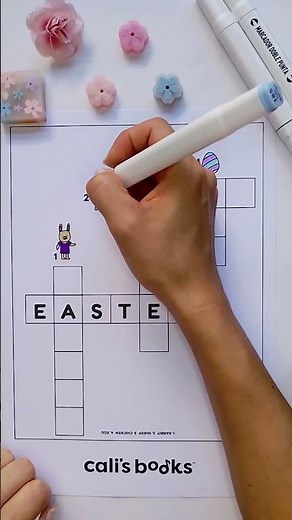 🐰 Download this FREE Easter Crossword printable!