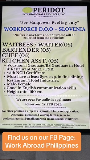 POEA Work Abroad Agencies on TikTok