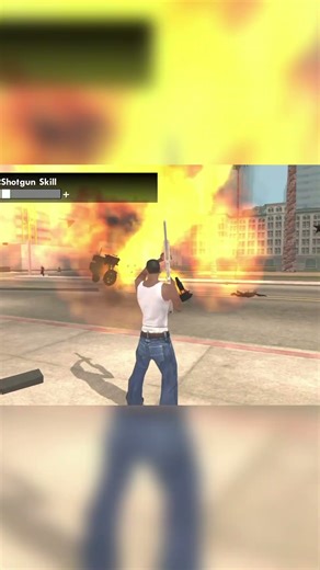 bike blast in the gta sa #shorts