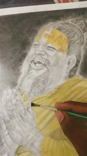 premanand ji maharaj drawing✨#shorts​ #art​ #drawing​ #premanandjimaharaj​ #radha​ #radheradhe​