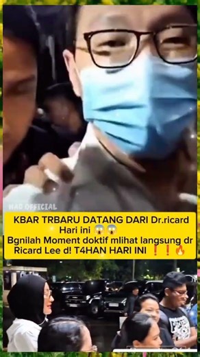 Detik-Detik Dokter Richard Lee Muncul di Tengah Kerumunan‼️Banyak yang Kaget 😳