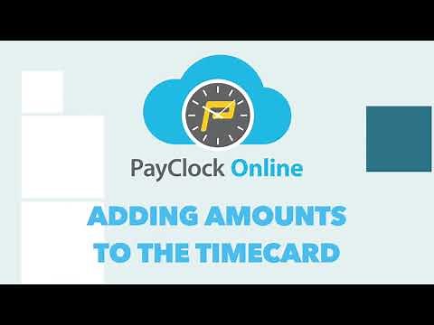 Lathem PayClock Online - Editing Time Cards